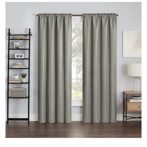 Eclipse gray blackout curtains